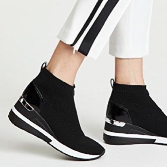 skyler wedge sneaker booties